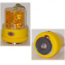 Warning Light, 24 LED Amber, Magnetic Mount - Battery Operated